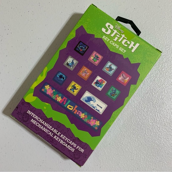 Disney Lilo and Stitch Keyboard Keycaps Set-New in Box - Picture 4 of 6